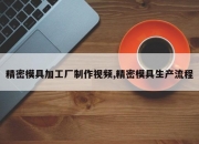 精密模具加工厂制作视频,精密模具生产流程