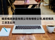 精密模具制造有限公司有哪些公司,精密模具工资怎么样